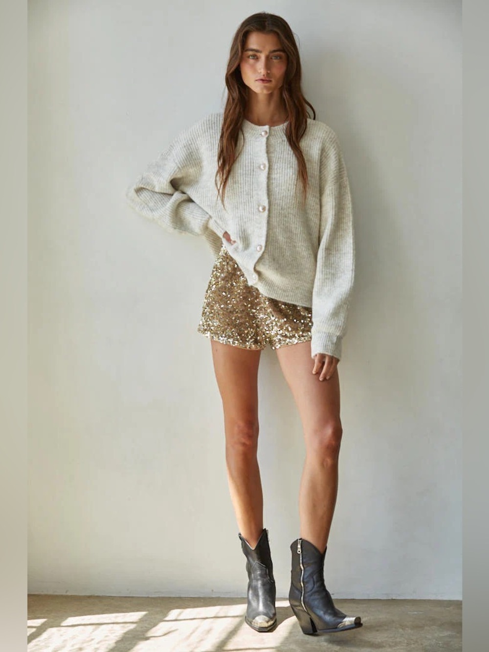 By Together Sequin Shorts